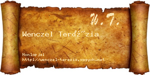 Wenczel Terézia névjegykártya